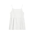 thumbnail image 4 of Lumistal Women's Sleeveless Linen Tank Top V Neck Button Down Shirt Casual Blouse for Women Trendy Loose Fit Summer Beach Vacation Tops Daily Wear White M, 4 of 6