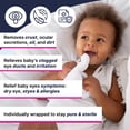 thumbnail image 3 of Dr. Fischer Gentle Baby Eye Wipes – Sterile, No-Rinse Eyelid Cleansers for Newborns and Toddlers, Ideal for Clogged Tear Ducts, Styes & Pink Eye – Tear-Free & Hypoallergenic, Pediatrician Recommended, 3 of 7