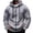 Light Gray #0272, variant on Mens Full Zip Hoodie Fleece Sweatshirt Contrast Zipper Pockets Casual Hooded Jacket