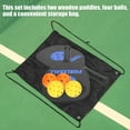 thumbnail image 2 of TOMSHOO Pickleball Paddles Set of 2 Rackets and 4 Pickleballs Balls Pickle-Ball Racquet with Balls Sports Accessory, 2 of 6