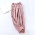 thumbnail image 2 of Fall Fashion Must Haves Trousers Casual Pink XLWinter Clothing For Women, 2 of 3