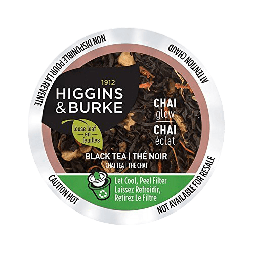 Higgins & Burke CHAI GLOW Tea, 24 Ct for Keurig Machines