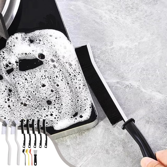 Plastic Cleaning Brush 11-Piece Multicolor Plastic Cleaning Brush Set 11 Tools for Kitchen Bathroom Tile Gaps and Hard-to-Reach Areas(Multicolor) Rkxzt