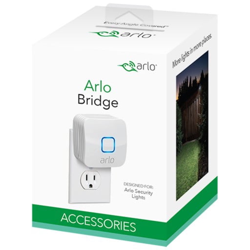 The Arlo® Bridge connects to your home’s WiFi for accessing your Arlo