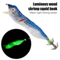 thumbnail image 3 of Señuelos de Pesca Kuymtek Con Anzuelo Calamar Con Cebo Camarón Luminosa LED 103mm azul, 3 of 8