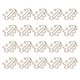 thumbnail image 2 of Clips De Papel Pequeños, Clips De Papel Interesantes únicos Proceso De Chapado A Prueba De Herrumbre 20 Piezas Hierro Colorfast Para La Escuela Para Uso Diario Para La Oficina Ccdes Otros, 2 of 8