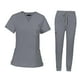 thumbnail image 2 of 2x Conjunto De Uniforme De Enfermería, Camiseta Y Pantalones De Enfermera Para Cosmetología, Peluquero De Mascotas, 2 of 8