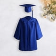 thumbnail image 3 of 1 Ensemble de Robe de Graduation avec Chapeau Polyester Robe Académique pour Enfant-Yvan, 3 of 5