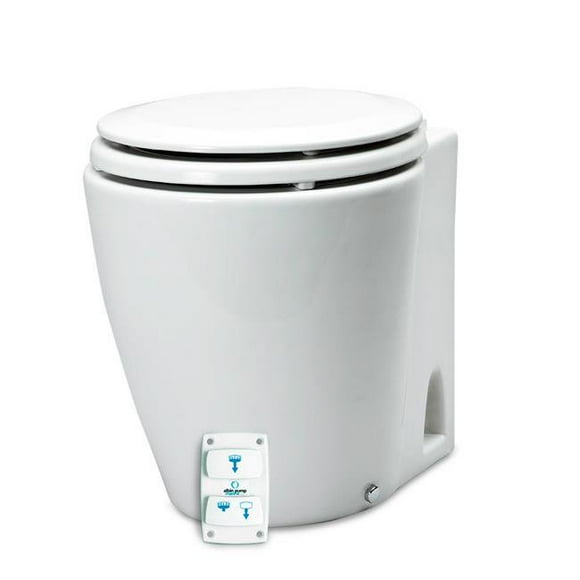 Albin Pump Marine 07-03-045 Design Marine Silent Electric Toilet - 12V