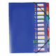 thumbnail image 1 of Carpeta de clasificación de arcoíris de 12 capas para almacenamiento de archivos de libros de información a4 multicapa, 1 of 5