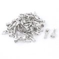 thumbnail image 1 of 50 piezas sin aislamiento 6,3mm Terminal de crimpado de Metal conector de pala hembra, 1 of 2