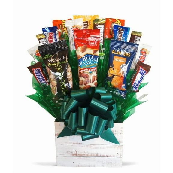 From You Flowers - Nuts for Chocolate Candy Bouquet for Birthday, Anniversary, Get Well, Congratulations, Thank You, All Occasions