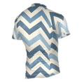 thumbnail image 2 of joogoo Navy Lines Pattern Men's Cycling Jerseys Mountain Bike Short Sleeve Tops XL, 2 of 7