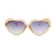 thumbnail image 2 of Gafas de sol de corazón para niños, accesorios de vestir, gafas de sol de fiesta, gafas de corazón portátiles de moda para accesorios de fotografía, p Amarillo, 2 of 8