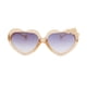 thumbnail image 2 of Gafas de sol en forma de corazón para niños Hugo amarillo, 2 of 10