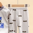 thumbnail image 5 of 12-18 Months Girls Long Sleeve Pajama Set Outfit for Girls 10-12 Years Old Kids Pajamas Cotton Long Sleeve Toddler Girls Kids,Grey, 5 of 5