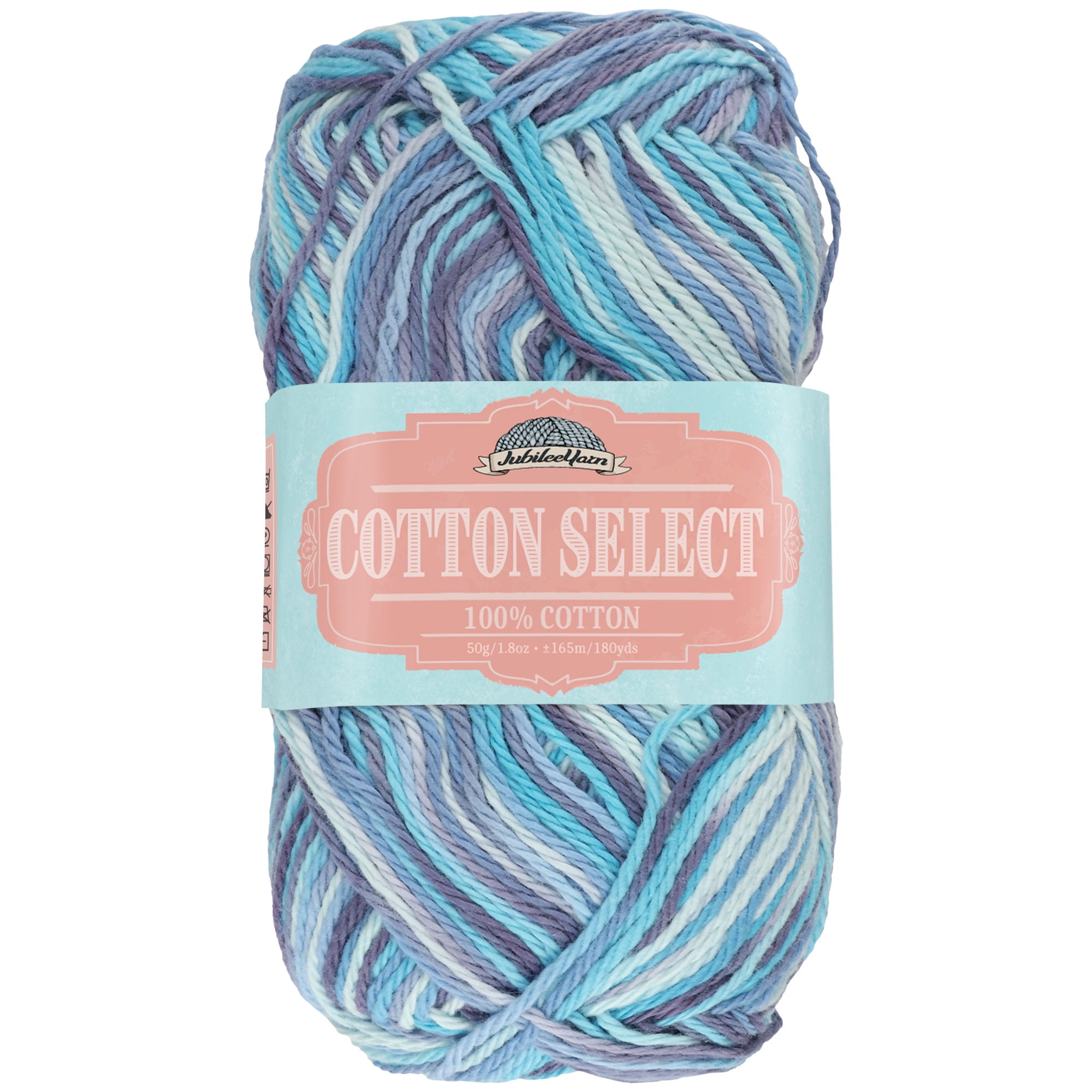 BambooMN - Cotton Select Bonbon Yarns - Variety Pack - 20x10g Solid Color Mini Ball - 2 Pack - 720 Yards