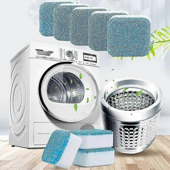8pc Washing Machine Cleaner Effervescent Tablets Deep Cleaning Efficient Sterilize Mildew Deodorant Remove Stains Home Detergent