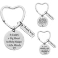 thumbnail image 4 of 3stLärareUppskattningPresentNyckelringSetFörlärareTackFödelsedagJulklappar, 4 of 4