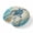 Turquoise Blue, variant on Neck Pillow Ergonomic Memory Foam U Shaped Pillows,Farmhouse Patriotic Chicken Soft Portable Neck Head Support Cushion Pillow for Travel Airplane Car Office Use,American Flag Vintage Wood Board