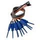 thumbnail image 3 of Sondas analizadoras lógicas piezas con pinzas de gancho de prueba canales para depuración de circuito eléctrico Azul Yotijar Línea de enlace de prueba de Analizador lógico, 3 of 4