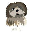 thumbnail image 3 of Torres, Melanie 20x20 Black Modern Framed Museum Art Print Titled - Shih Tzu, 3 of 5