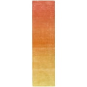 Trans-Ocean Imports ACAR8920637 24 in. x 7 ft. 6 in. Liora Manne Arca Ombre Indoor Hand Loomed Runner Rug - Blush