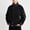 A06 Black, variant on Boys Varsity Jacket Long Sleeve Faux Leather Patchwork Baseball Bomber Coat Snap Button Speckled Pattern Outerwear for Fall Winter Kids Casual School Clothes