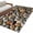 Dark Brown, variant on Area Rugs for Living Room Bedroom, Colorful Stones 4'x6' Rug Washable Carpet Runner Indoor Outdoor, Farmhouse Stones Modern Art Non Slip Accent Floor Mats Rug for Kitchen, Office