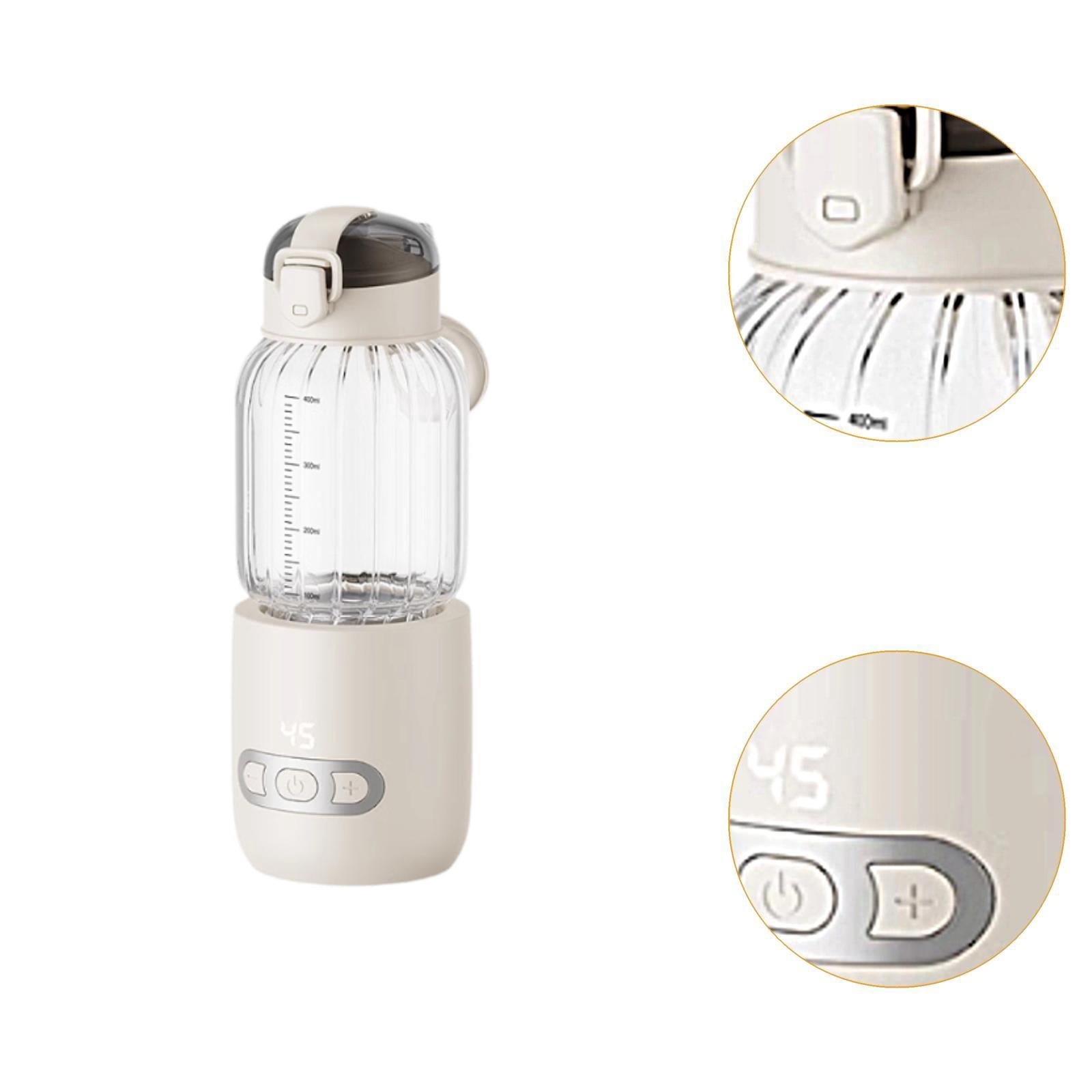 Baoblaze Portable Bottle Warmer Accurate Temperature Control Baby Milk Bottle Outdoors Ca beige 400ml