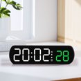 thumbnail image 3 of Giunmcul My Order Electronic Clock Multi-functional LED Alarm Clock Temperature Jump Seconds Display Countdown Bedside Clock, 3 of 3