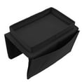 thumbnail image 5 of Couch Arm Table, Sofa Tray Durable Foldable Side Pockets Washable  For Home Black, 5 of 8
