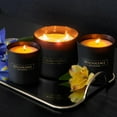 thumbnail image 6 of Benevolence LA Matte Black Scented Candles - Bergamot & Jasmine (6 oz), 6 of 7
