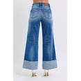 thumbnail image 2 of Judy Blue Women's Distressed High Waist Wide Leg Jeans, 2 of 10