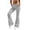 *Gray, variant on ClodeEU Women's High Waist Stretch Flare Leg Pants,Soft Slim Bootcut Yoga Trousers with Pockets Gray,Women's Plus XXL