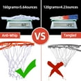 thumbnail image 6 of cyrico 2 Pack Basketball Net Replacement, Outdoor Indoor Heavy Duty 12 Loops Anti Whip Hoop Nets, 6 of 7