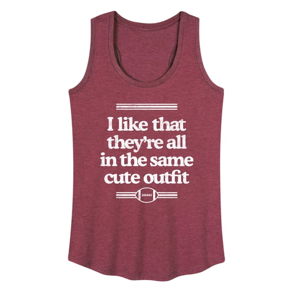 Instant Message - Girls & Sports - Cute Matching Outfits - Women's Racerback Tank Top