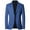 Blue, variant on Siilsaa Mens Blazers Casual Sport Coat Slim Fit Lightweight Blazers Jacket Two Button Business Suit Jackets Coffee,170