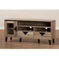 thumbnail image 6 of Baxton Studio Cardiff Modern and Contemporary Light Brown Wood 55-Inch TV Stand, 6 of 7