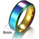 thumbnail image 1 of Anillo de dedo para hombre Anillo de dise?o de brillo de color sólido Anillo casual de acero de titanio para hombre Anillo de acero inoxidable colorido (3 piezas, color) ShuxiuWang 8390614235564, 1 of 1