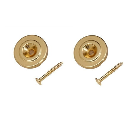

2X Electric Bass String Trees Retainers Guide Guide Chrome Or Black With Screws