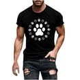 thumbnail image 1 of SDNall Hauts à Manches Longues Homme T-Shirt à Manches Longues Col Rond Assorti de Couleurs Imprimé Fallow, Haut à Manches Longues, 1 of 5
