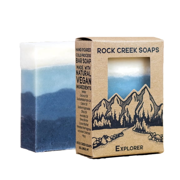 Rock Creek Soaps - Vegan Bar Soap - Explorer