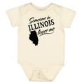 thumbnail image 3 of Inktastic Someone in Illinois Loves Me Boys or Girls Baby Bodysuit, 3 of 5