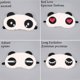thumbnail image 4 of Mascarilla de felpa con diseño de Panda, máscara suave para dormir, portátil, 4 of 4