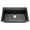Black, variant on 33-inch Granite Composite Drop-In Kitchen Sink, Single Bowl Top Mount for RV Bar Countertop