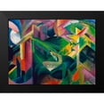 thumbnail image 2 of Marc, Franz 18x15 Black Modern Framed Museum Art Print Titled - Deer in a Monastery Garden, 2 of 5