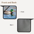 thumbnail image 2 of Honeii Mallard Duck Swimming In A River for Silicone Trivets for Hot Pots and Pans -Trivet Mat - Heat Resistant Silicone Trivet - Hot Plate Mats, 2 of 8