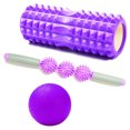 thumbnail image 1 of 3 piezas Columna Bloque de yoga Equipo de fitness Rodillo de espuma Pilates Gimnasio Gimnasio Ejerci Abanopi Masaje Set, 1 of 7