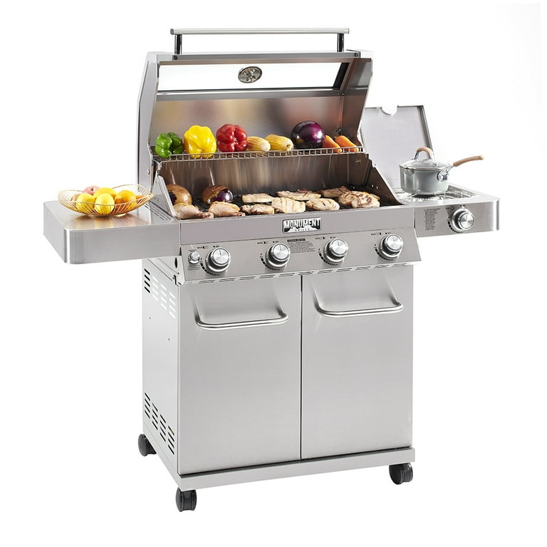 Monument 4 cheap burner grill